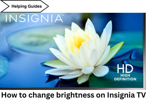 change brightness on Insignia TV